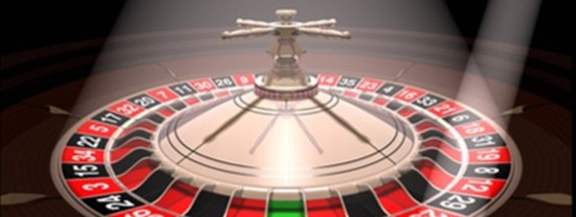 Decordoek Las Vegas Casino Stijl Spinning Roulette Te Huur