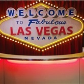 Tekstbord Welcome To Las Vegas 295 B X165 H Cm