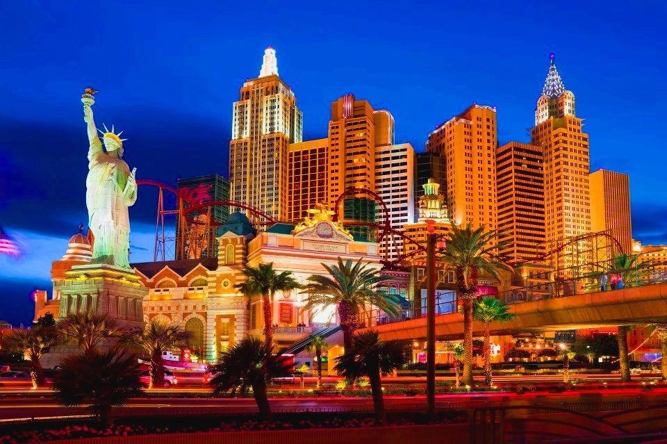 Decordoek Las Vegas The Strip New York 600 X 300Cm