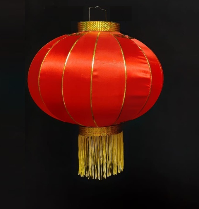 Chinese Lampion Lantaarn Rood 40 Ø X 30 H Cm, decor huren