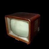 Oude Tv Donker Bruin, decorstuk huren