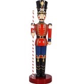 Christmas Toy Soldier With Baton 58 Ø X 200 H Cm