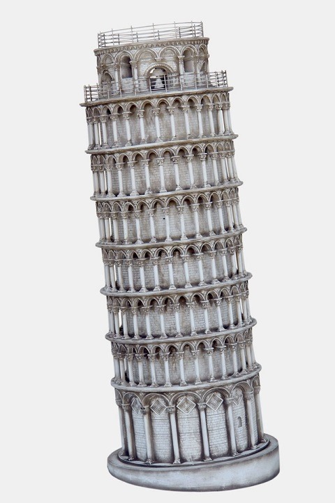 Leaning Tower Pisa replica