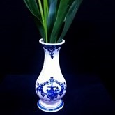 Delfts Blauw Vaasje met tulpen
