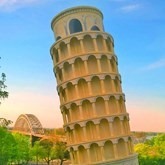 Pisa Toren Decorstuk 3D 300X100cm