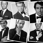 Collage James Bond Acteurs