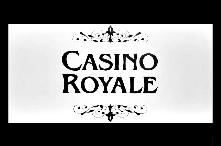 Tesktbord Casino Royale