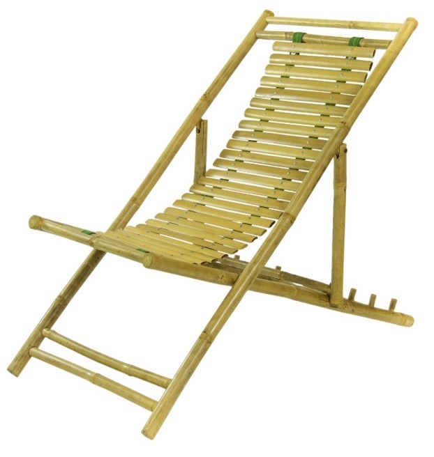 Strandstoelen Bamboe 140X45cm