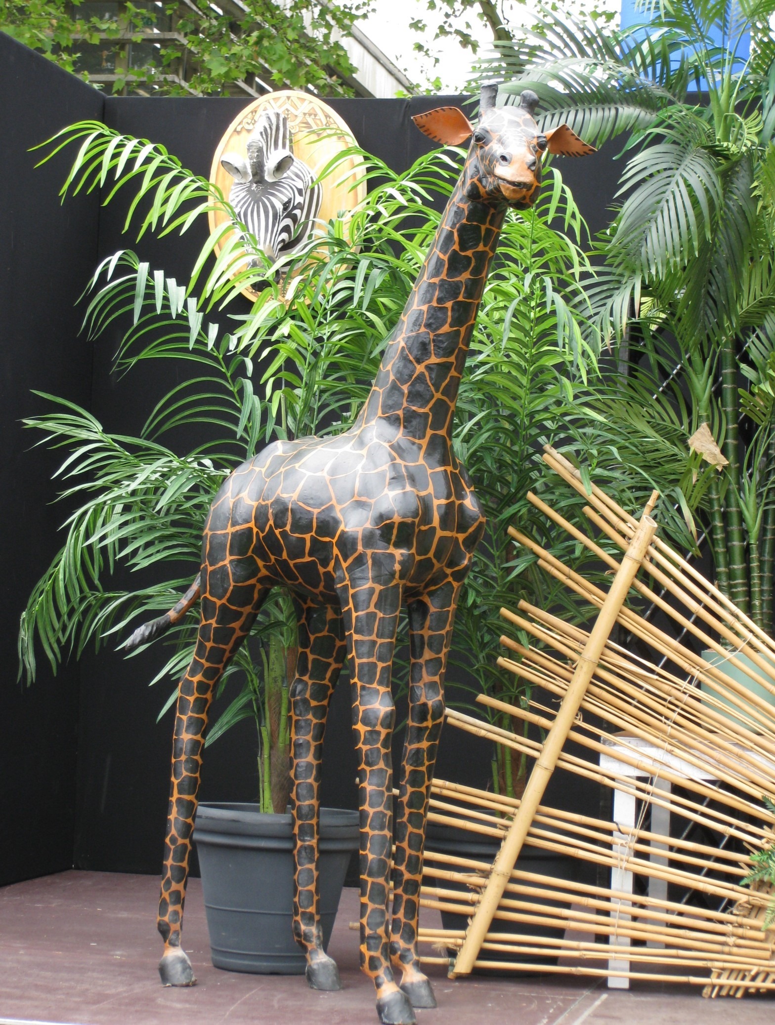 Giraffe decor, decorstuk, Afrikan huren