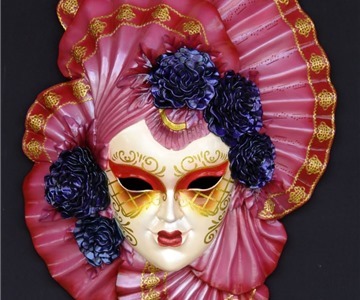 Venetiaans Masker 97X50cm Alba Rosa