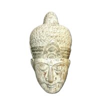 1st Balinees Boeddha hoofd 27Øcm x 57(H)cm