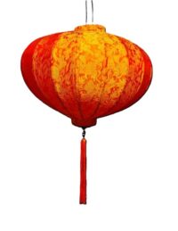 Chinese lampion (oranje van kleur) 44(Ø) x 36(H) cm