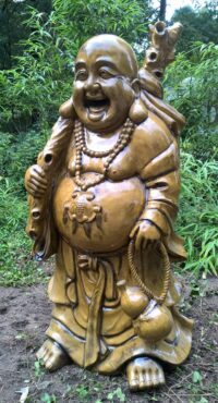 Happy boeddha beeld, polyester, hoogte 180 cm