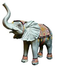 India outfit t.b.v. baby olifant, kleurrijke outfit