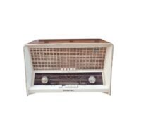Antieke Radio nr. 4, philips uit 1952, 53(b)x20(d)x35(h) cm