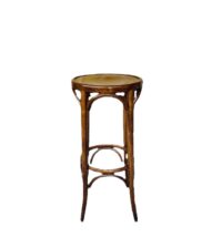 Barkruk hout bruin 33(Ø) x 79(h)cm t.b.v. bruine bar