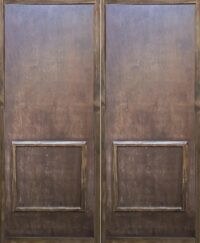 Donker bruine café wand 240(h)x100(b)cm