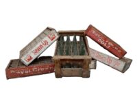 Houten frisdrankkratjes, zonder flesjes, 30x47x10cm