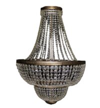 Kristal Kroonluchters, (dimbaar), kristal / brons, 110(h)x70(Ø)cm 250 Watt / 7 Kg