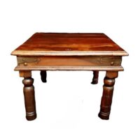 Salon tafel, donkerbruin, 60 x 60 x 47h) cm