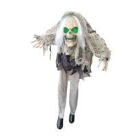 1 st. Halloween Reaper staand met gewaad, met licht, geluid en beweging 160cm