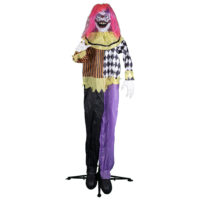 Clown staand, 160cm, incl. licht, geluid en beweging
