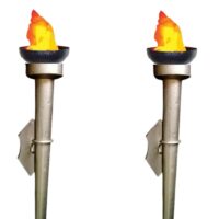 Fakkel lamp (om op te hangen) incl. flamelight 220volt