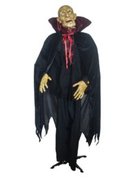 Staande Dracula met licht, geluid en beweging - 180(h)cm