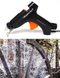 Webcaster Gun II / Spinnenweb pistool incl. 20 lijmsticks. exclusief compressor of stofzuiger
