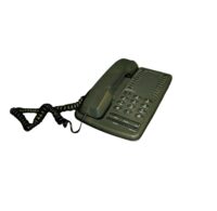 PTT telefoon "Bordeaux 20" zwart met toetsen, Afmeting: 14x22x(8)cm