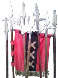 Hellebaard, Speer met bijl in-1, 200x30cm