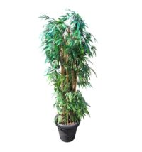 Bamboe boom, met zijde bladeren in pot 180(h)cm