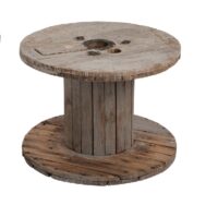 Houten kabel haspel / industrieel