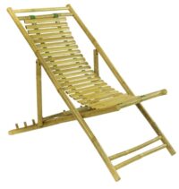 Strandstoel bamboe 140x45cm