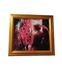 Moulin Rouge poster in lijst nr. 3 48x43(h)cm