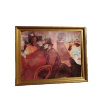 Moulin Rouge poster in lijst nr. 7 46x36(h)cm