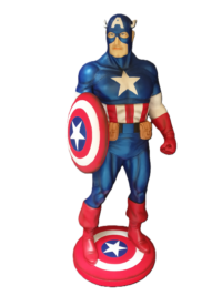 Captain America beeld, polyester (staand) 205(h) cm