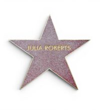 Walk of Fame tegel met tekst Julia Roberts 100x100cm