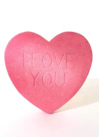 Blow-up / XL Snoep hartjes met tekst 40 x 40 cm