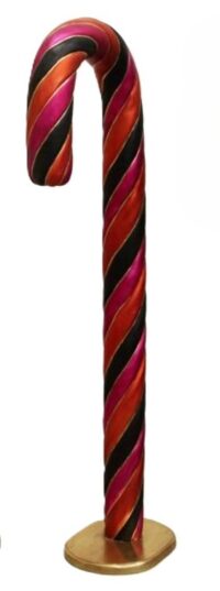 Candy Cane XXL Zuurstok 200(h)cm orange / paars