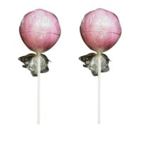Knots lolly XL roze in folie, 125(h) x 40(Ø)cm (EPS) - per stuk