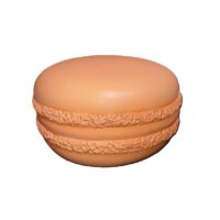 Macaron XL, kleur oranje, 60(b) x 36(h)cm