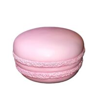 Macaron XL, kleur roze, 60(b) x 36(h)cm