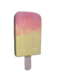 XL IJsco rood / geel, 45cm, kunststof