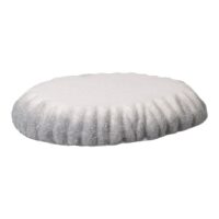 IJsschots Vulcano met flock finish, 34x44 cm, 11 cm dik, wit/grijs, EPS/kunststof