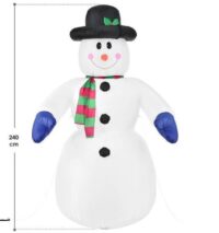 Opblaasbare sneeuwpop met led verlichting 240cm