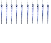 IJspegelverlichting 5 mtr kabel (koud / wit) transpante pegels met looplicht
