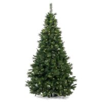 Kunst kerstboom met verlichting 210(h)cm