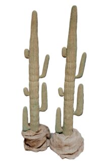 Cactus in pot met jutte, 3D (beige / grijs) 230(h) cm