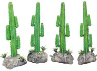 Cactus op een rotsblok, 3D (groen) 175(h)cm